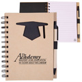 graduation notebook with pen