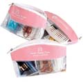 custom pink cosmetic bags