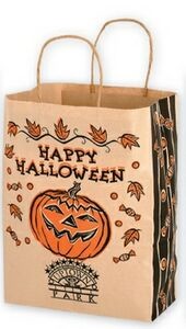 custom paper Halloween bags