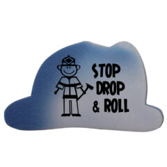 Mood Die Cut Eraser – Fire Helmet - 02132-blue-to-white