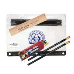Clear Translucent School Kit - 05013-black
