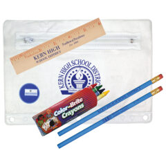 Clear Translucent School Kit - 05013-white
