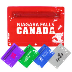 Premium Vinyl Zippered Pack with Translucent Colors - 05101-transparent-red_1