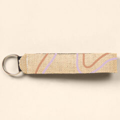 Burlap Neoprene Wrist Strap Key Holder - 0635-3B_media-22