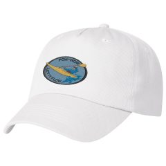 Polyester Cap – 5 Panel - 1001_WHT_Embroidery
