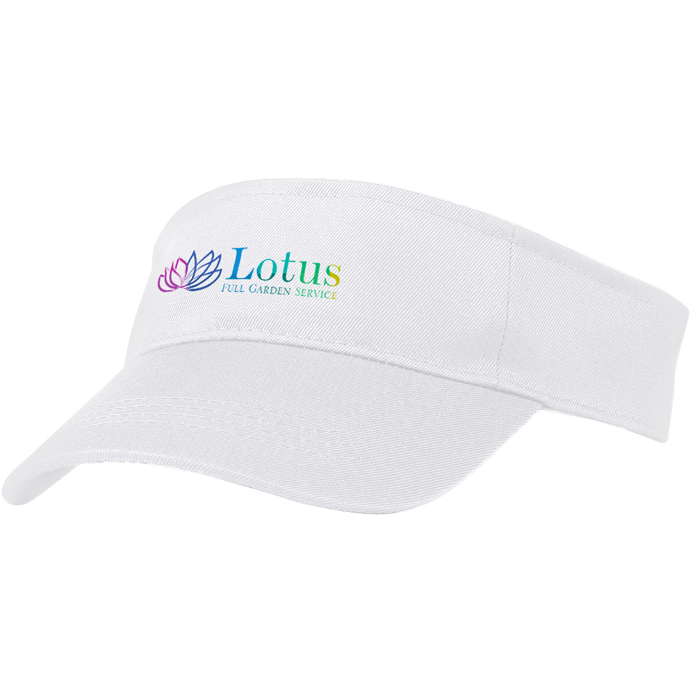 Polyester Visor - 1008_WHT_Colorbrite