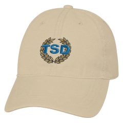 Washed Cotton Cap - 1040_STN_Embroidery 1
