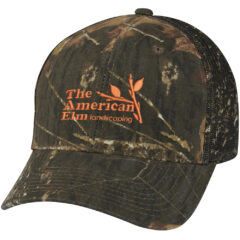 Realtree® And Mossy Oak® Hunter’s Retreat Mesh Back Camouflage Cap - 1063_MONBU_Embroidery