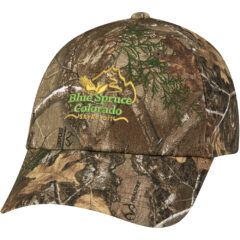 Realtree® And Mossy Oak® Hunter’s Hideaway Camouflage Cap - 1064_RTEDGE_Embroidery