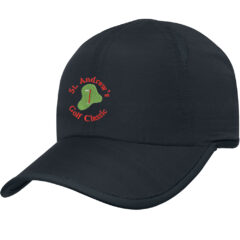 Dry Contrasting Cap - 1080_BLK_Embroidery