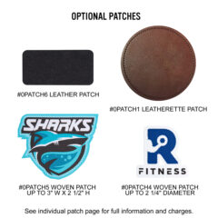 Two-Tone Knit Pom Beanie with Cuff - 1097_RED_Patch