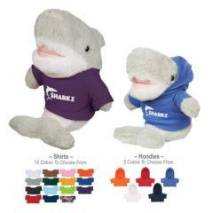 Plush Salty Shark Toy with Shirt – 8 1/2″ - 1203_group 1