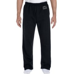 Gildan DryBlend® Open Bottom Sweatpants with Pocket - 12300-black
