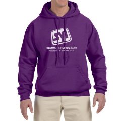Gildan Ultra Blend Hooded Sweatshirts - Purple