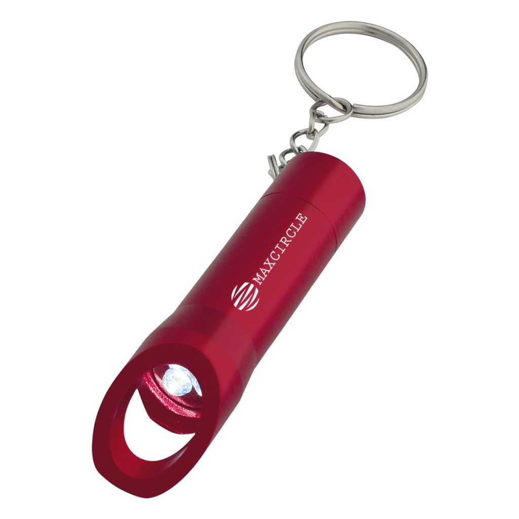 Aluminum LED Flashlight with Bottle Opener - 130_METRED_Laser