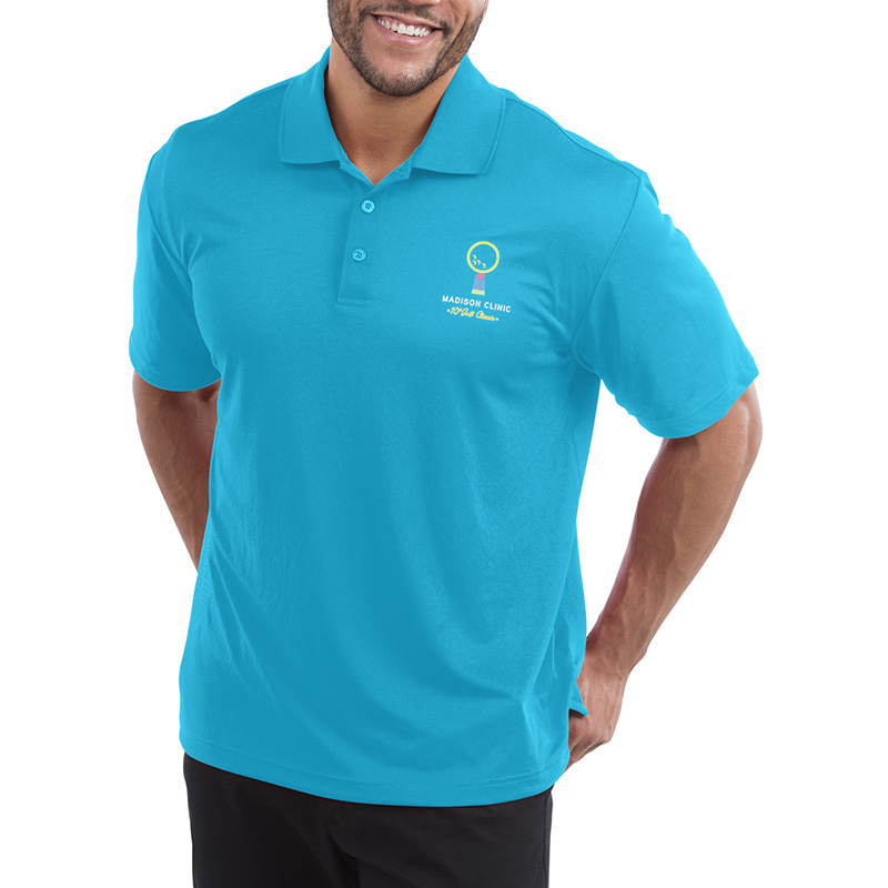 Men’s Moreno Short Sleeve Polo - 16252_429_D_on-figure-front-madison-clinic-logo-1