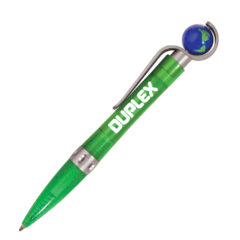 Spinner Pen - 16500-translucent-green-with-globe_3