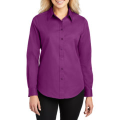 Port Authority® Easy Care Dress Shirt - 1694-DeepBerry-1-L608DeepBerryModelFront1-1200W