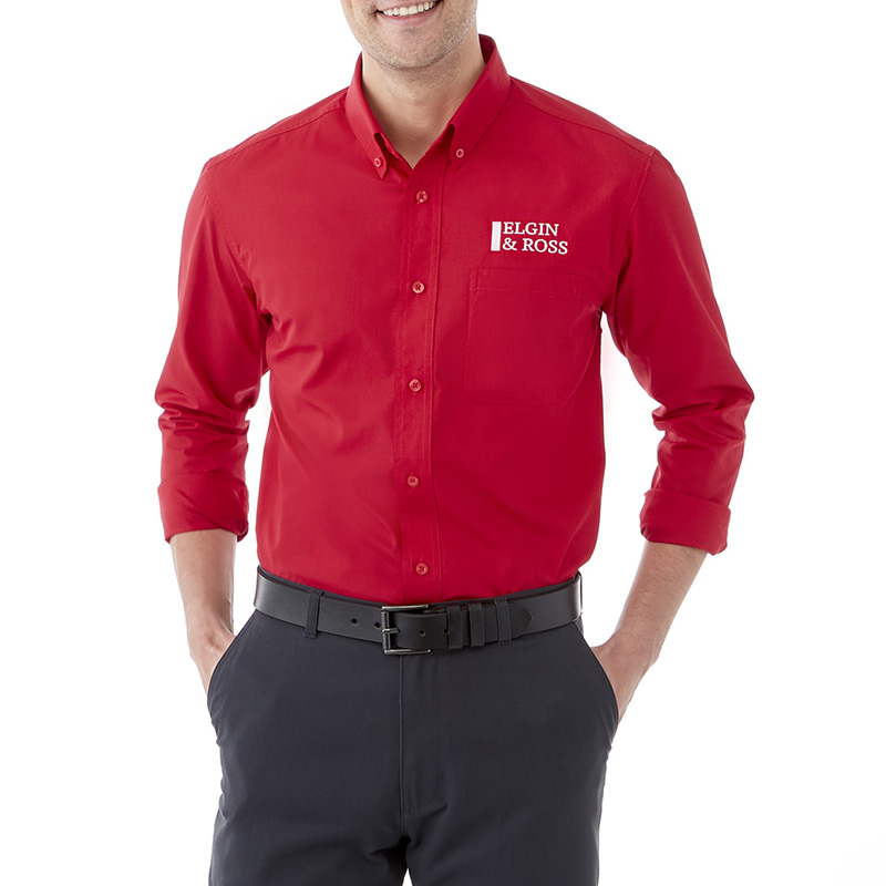 Men’s Preston Long Sleeve Shirt - 17742_358_D_on-model-front-eglinross-logo