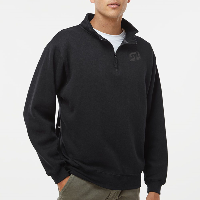 J. America Heavyweight Fleece 1/4 Zip Sweatshirt - 1845_fl