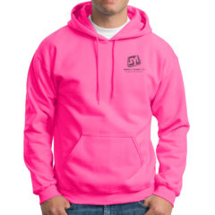Gildan Heavyweight Hooded Sweatshirts - 18500-Safety-Pink-A