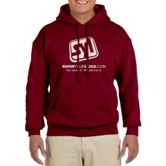 Gildan Heavyweight Hooded Sweatshirts - Garnet