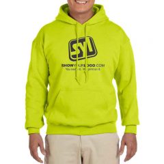 Gildan Heavyweight Hooded Sweatshirts - Safety Green