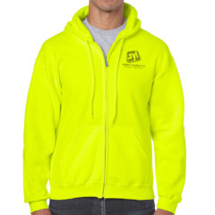 Gildan Heavy Blend™ Full Zip Hooded Sweatshirts – 8 oz - 18600-188-Alternate1_lrg