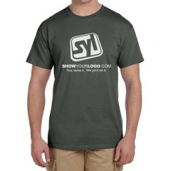 Gildan Ultra Cotton T-shirts - Military Green