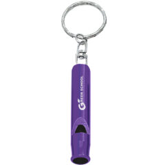 Whistle Key Ring - 2051_PUR_Laser