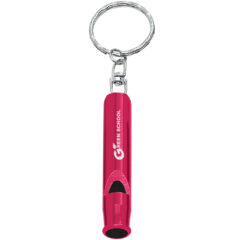 Whistle Key Ring - 2051_RED_Laser