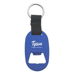 Metal Key Tag With Bottle Opener - 2080_BLU_Laser