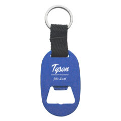 Metal Key Tag with Bottle Opener - 2080_BLU_Personalization_Laser