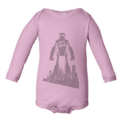 Rabbit Skins Infant Long Sleeve Baby Rib Bodysuit - 21590_f_fl