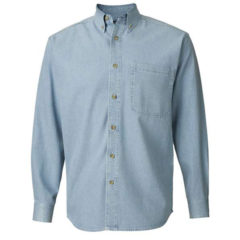 Sierra Pacific Long Sleeve Denim Dress Shirt - 22138_f_fm