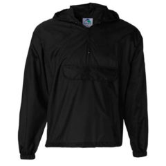 Augusta Sportswear Packable Half-Zip Hooded Pullover Jacket - 24365_f_fm