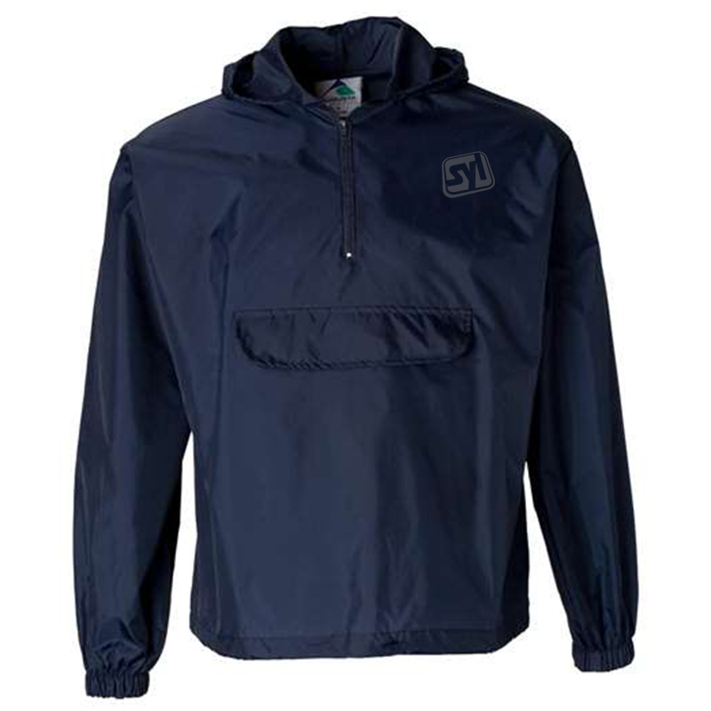 Augusta Sportswear Packable Half-Zip Hooded Pullover Jacket - 24366_f_fm