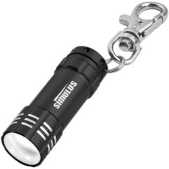 Mini Aluminum LED Light with Key Clip - 2503_BLK_Laser