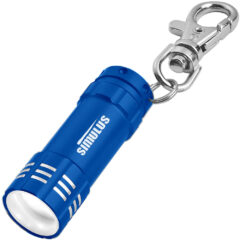 Mini Aluminum LED Light with Key Clip - 2503_BLU_Laser