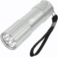 Aluminum LED Flashlight - 2509_SIL_Laser