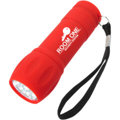 Rubberized Torch Light - 2544_RED_Padprint