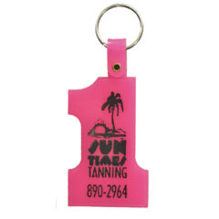 Number One Key Tag - 27001-neon-pink_1