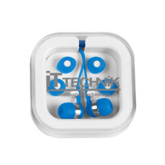 Ear Buds in Case - 2700_WHTBLU_Silkscreen