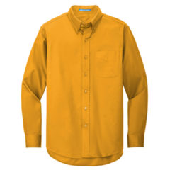 Port Authority® Long Sleeve Easy Care Shirt - 2716-AthlGold-5-S608AthlGoldFlatFront3-337W