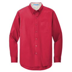 Port Authority® Long Sleeve Easy Care Shirt - 2716-RedLtStn-5-S608RedLtStnFlatFront3-337W
