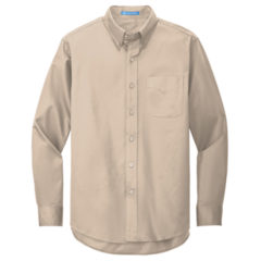Port Authority® Long Sleeve Easy Care Shirt - 2716-Stone-5-S608StoneFlatFront3-337W