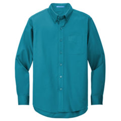 Port Authority® Long Sleeve Easy Care Shirt - 2716-TealGreen-5-S608TealGreenFlatFront3-337W