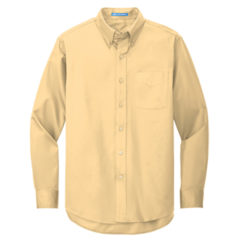 Port Authority® Long Sleeve Easy Care Shirt - 2716-Yellow-5-S608YellowFlatFront3-337W
