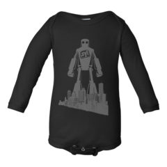 Rabbit Skins Infant Long Sleeve Baby Rib Bodysuit - 27980_f_fl