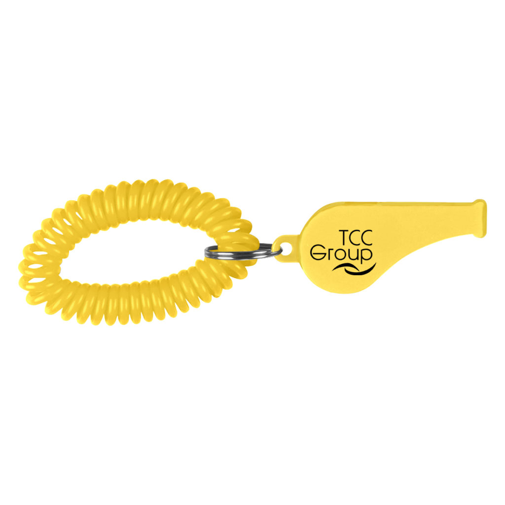 Whistle With Coil - 280_YEL_Padprint